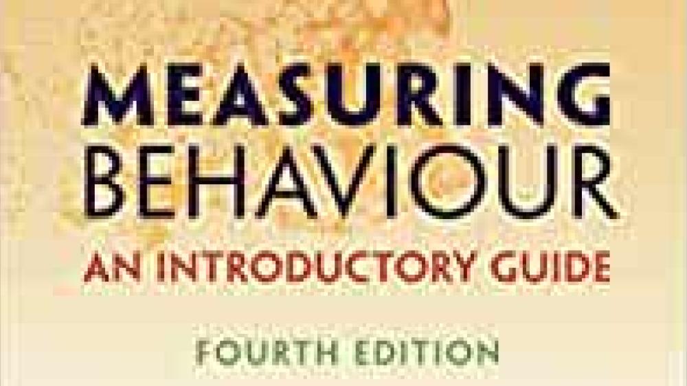 Bateson and Martin (2021) Measuring behaviour 4th edition