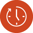 Icon showing clock