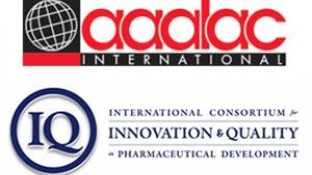 The Consortium for Innovation and Quality in Pharmaceutical Development (IQ) and the Association for Assessment and Accreditation of Laboratory Animal Care International (AAALAC) logo's