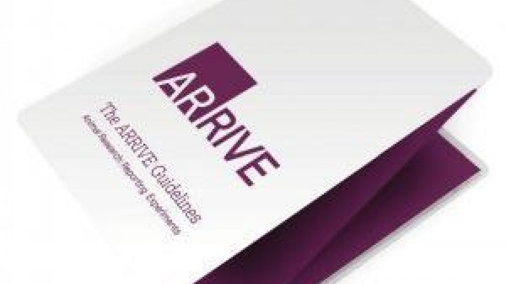 ARRIVE guidelines publication front cover