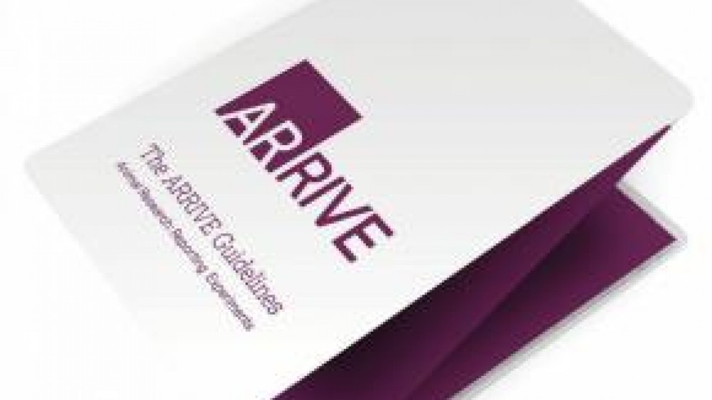 a physical copy of the ARRIVE guidelines