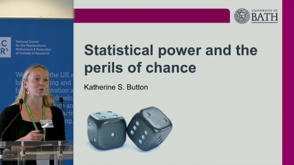 The front slide of a webinar presentation by Dr. Kate Button