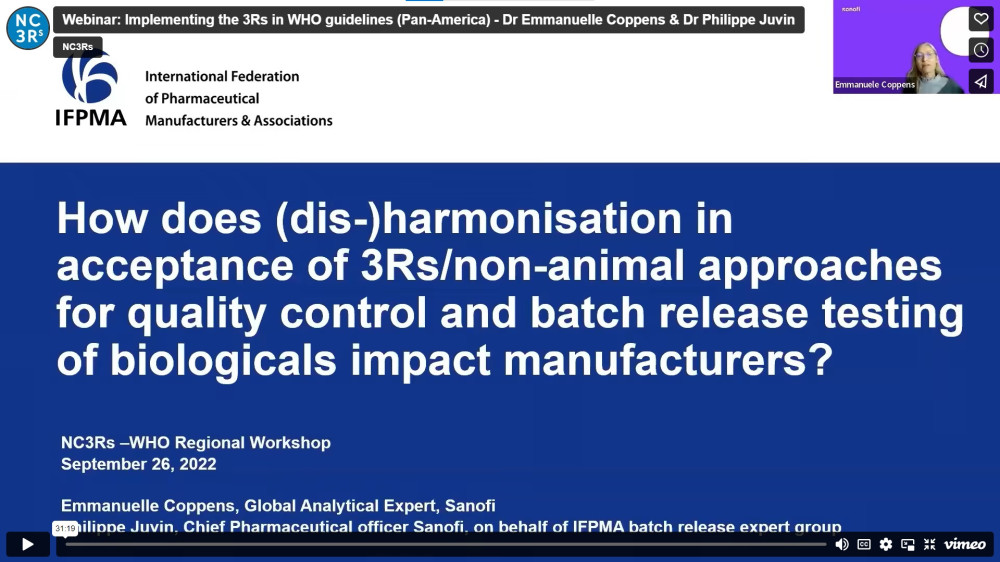 Screen grab of Coppens & Juvin's presentation