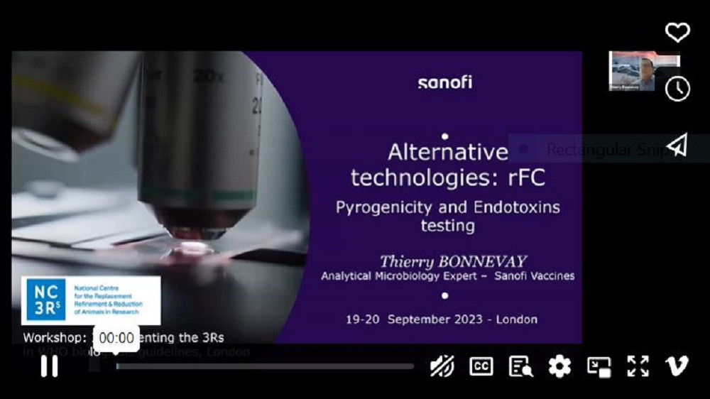 2023 WHO Workshop: Session 1 Alternative technologies: rFC - Thierry Bonnevay, Sanofi