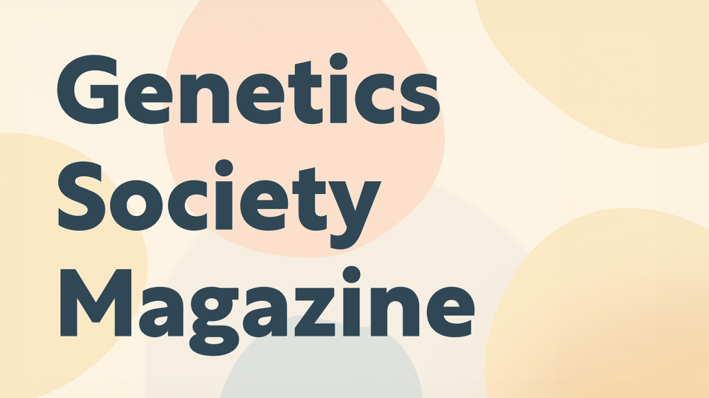 The Genetics Society Magazine cover.