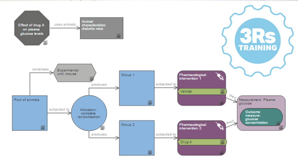 An example diagram from the EDA, a flow chart