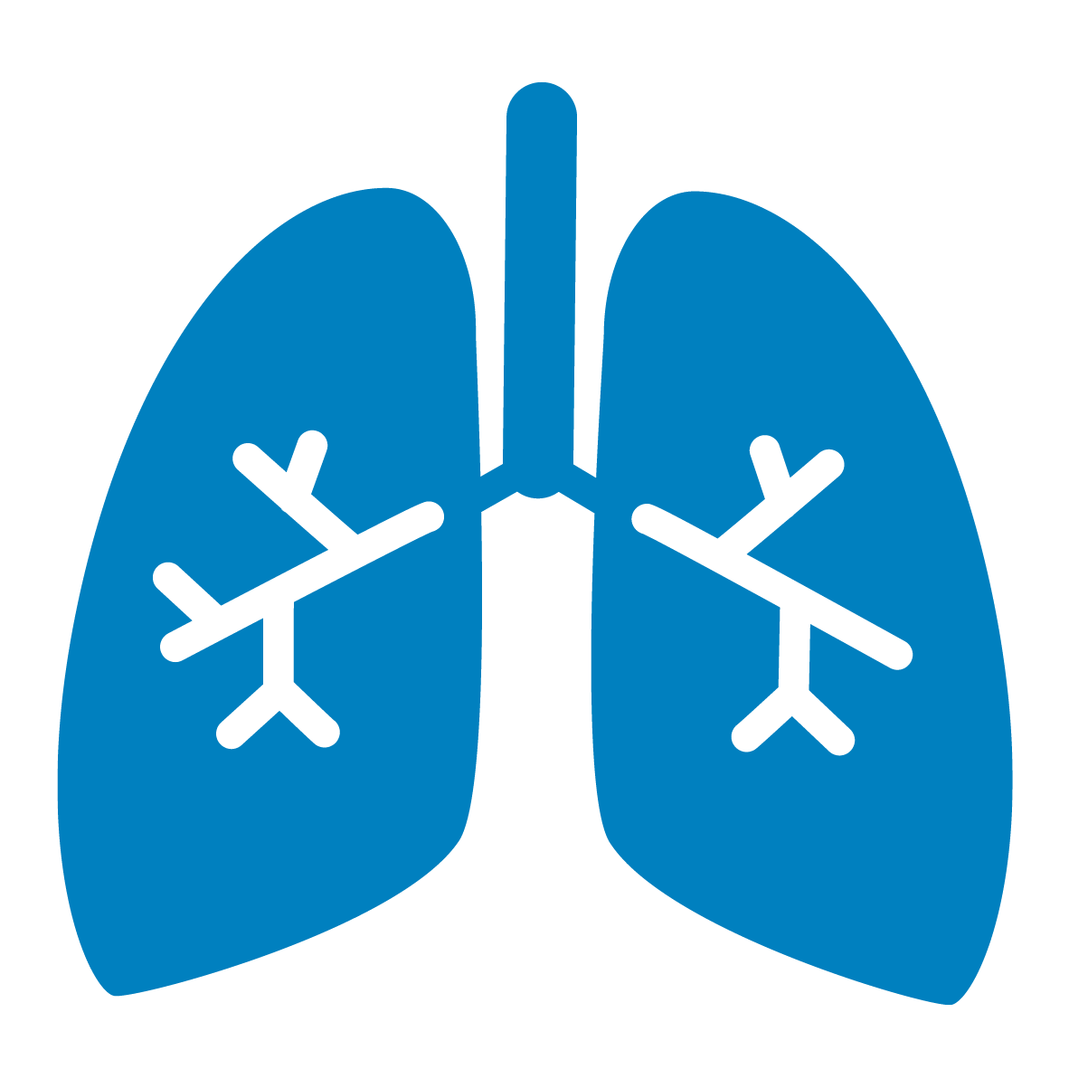 A graphic of a lung ultramarine