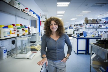 Professor Susan Barnett in the laboratory
